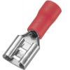 TRU COMPONENTS T1904C038 sortiment plochých zásuvek Šířka zástrčky: 6.30 mm Tloušťka konektoru: 0.80 mm 180 ° částečná izolace červená 25 ks