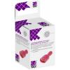 TRU COMPONENTS T1904C117 sortiment plochých zásuvek Šířka zástrčky: 6.30 mm Tloušťka konektoru: 0.80 mm 180 ° plná izolace červená 25 ks