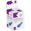 TRU COMPONENTS T1904C118 sortiment plochých zásuvek Šířka zástrčky: 6.30 mm Tloušťka konektoru: 0.80 mm 180 ° plná izolace modrá 25 ks
