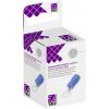 TRU COMPONENTS T1904C062 kulaté kabelové oko Průřez (max.)=2.50 mm² Ø otvoru=5.30 mm částečná izolace modrá 25 ks