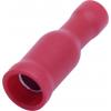 TRU COMPONENTS T1904C048 kulatá dutinka 0.50 mm² 1.50 mm² plná izolace červená 25 ks