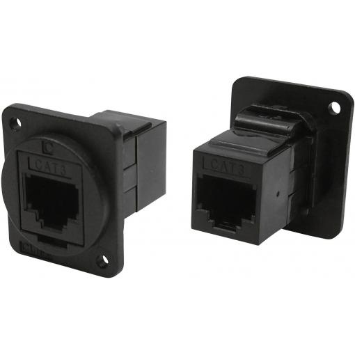 Cliff CP30223X Průchodka RJ11 CP30223X Počet pólů 6P4C 1 ks