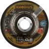 Rhodius XTK6 EXACT 210828 řezný kotouč lomený 115 mm 1 ks nerezová ocel, ocel