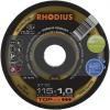 Rhodius XT10 206162 řezný kotouč rovný 115 mm 1 ks nerezová ocel, ocel