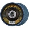 Rhodius 210663 LSZ F3 vějířovitý brusný kotouč Průměr 115 mm Ø otvoru 22.23 mm Zrnitost 80 nerezová ocel 1 ks