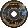 Rhodius XT38 210746 řezný kotouč rovný 115 mm 1 sada nerezová ocel, ocel