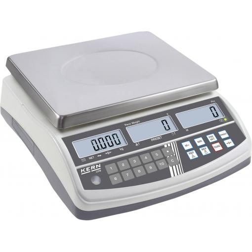 Kern CPB 15K0.2N+C počítací váha CPB 15K0.2N+C Kalibrováno dle (DAkkS) Max. váživost 15 kg Rozlišení 0.2 g přes napájecí zdroj do zásuvky stříbrná