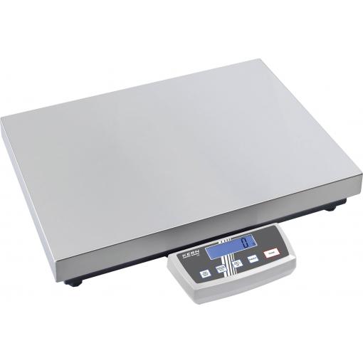 Kern DE 150K20DL+C plošinová váha DE 150K20DL+C Kalibrováno dle (DAkkS) Max. váživost 150 kg Rozlišení 20 g, 50 g přes napájecí zdroj do zásuvky stříbrná
