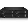 ICY BOX CY BOX IB-2242SSK Back Plane für 4x 2,5 SATA/SAS Festplatten/SSDs in 1x 5,25 S rámeček na 2,5 pevný disk