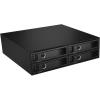 ICY BOX CY BOX IB-2242SSK Back Plane für 4x 2,5 SATA/SAS Festplatten/SSDs in 1x 5,25 S rámeček na 2,5 pevný disk