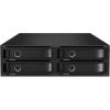 ICY BOX CY BOX IB-2242SSK Back Plane für 4x 2,5 SATA/SAS Festplatten/SSDs in 1x 5,25 S rámeček na 2,5 pevný disk