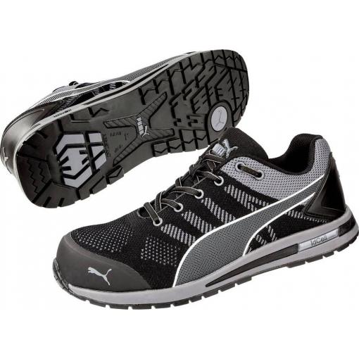 PUMA Elevate Knit Black Low 643160-44 ESD bezpečnostní obuv S1P, velikost (EU) 44, černá, šedá, 1 ks