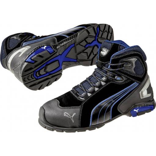 PUMA Rio Black Mid 632250-45 bezpečnostní obuv S3, velikost (EU) 45, černá, modrá, 1 ks