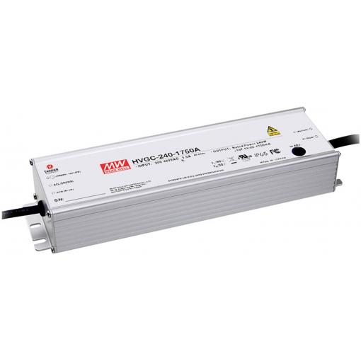 MEAN WELL HVGC-240-1400AB LED driver konstantní proud 240 W 700 - 1400 mA 85.7 - 171.4 V/DC nastavitelný, stmívatelný, stmívací funkce 3v1 , PFC spínací obvod