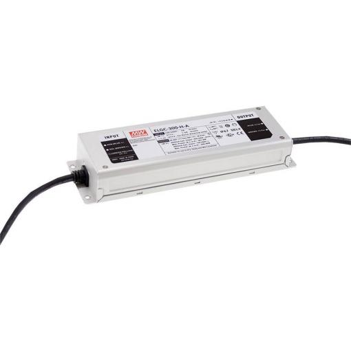 MEAN WELL ELGC-300-M-AB LED driver konstantní výkon 301.6 W 1.3 - 4 A 58 - 116 V/DC stmívatelný, stmívací funkce 3v1 , nastavitelný, PFC spínací obvod ,