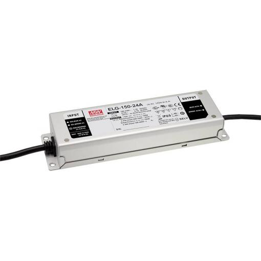 MEAN WELL ELG-150-24AB-3Y LED driver konstantní napětí 150 W 3.2 - 6.25 A 21.6 - 26.4 V/DC stmívací funkce 3v1 , montáž na nehořlavém povrchu , schválení