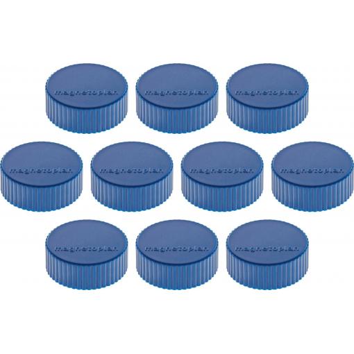 magnetoplan magnet Discofix Magnum (Ø x v) 34 mm x 13 mm kulatý tmavě modrá 10 ks 1660014