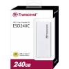 Transcend ESD240C 240 GB, externí SSD disk, USB-C®, stříbrná