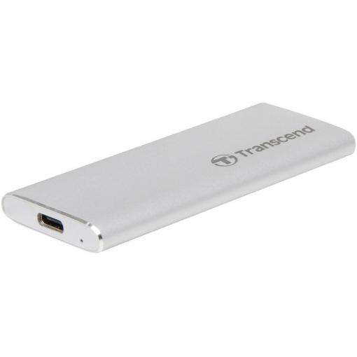 Transcend ESD240C 120 GB, externí SSD disk, USB-C®, stříbrná