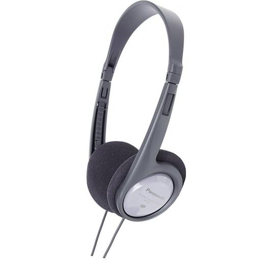 Panasonic RP-HT090 TV sluchátka otevřená (On Ear) kabelová šedá regulace hlasitosti