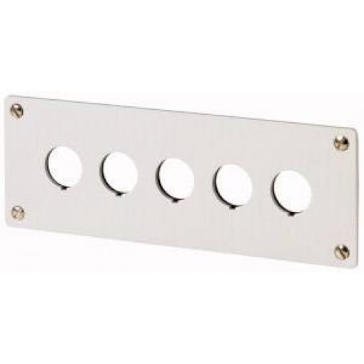 Eaton M22-E5 216546 vestavný rámeček 5 instalačních pozic (Ø x v) 22 mm x 72 mm šedá 1 ks
