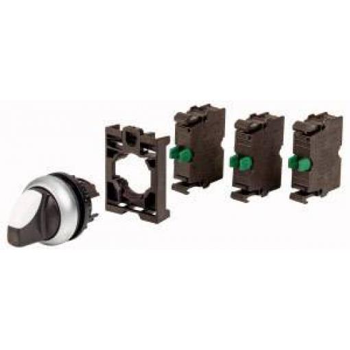 Eaton 110923 M22-WRK-3K10-BVP přepínač plastový přední prstenec otočný přepínač černá 1 ks