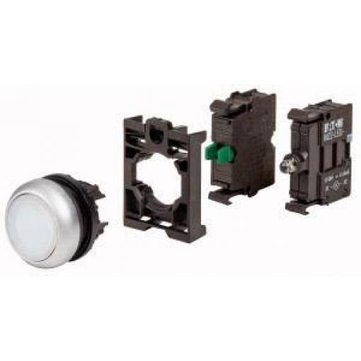 Eaton 110931 M22-DL-W-K10LED-BVP světelné tlačítko plastový přední prstenec 1 ks