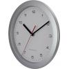 EUROTIME 56787 DCF nástěnné hodiny 25 cm x 3.8 cm, stříbrná