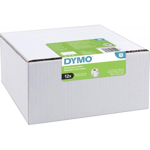 DYMO etikety v roli kombinované balení 2093095 2093095 57 x 32 mm papír bílá 12000 ks trvalé univerzální etikety