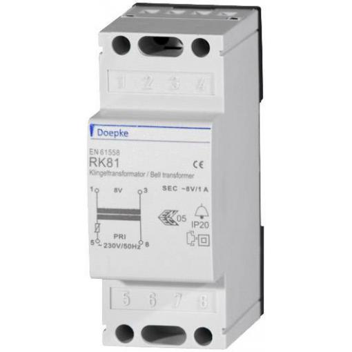 Doepke 09980085 zvonkový transformátor 4 V, 8 V, 12 V 3 A