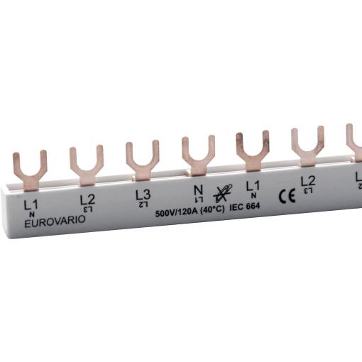 Doepke 09920122 DOEPKE fázová lišta EV-S G 4.8.120 Phase busbar 10 mm² 63 A 690 V 1 ks