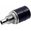TRU COMPONENTS sada laboratorních zástček zásuvka, vestavná vertikální černá 10 ks