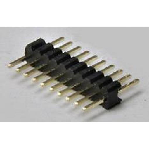 TRU COMPONENTS pinová lišta (standardní) Počet řádků: 1 Počet kontaktů v řadě: 2 TC-2506317 1 ks