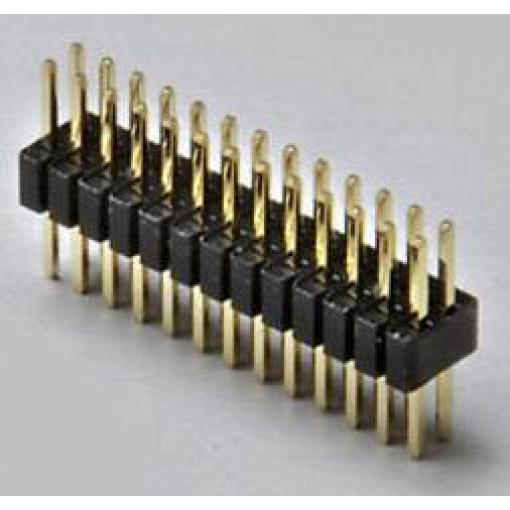 TRU COMPONENTS pinová lišta (standardní) Počet řádků: 2 Počet kontaktů v řadě: 4 TC-2506330 1 ks