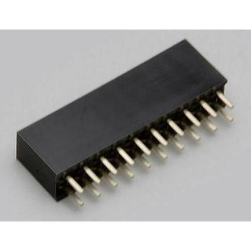 TRU COMPONENTS zásuvková lišta Počet řádků: 2 Počet kontaktů v řadě: 6 TC-2506433 1 ks