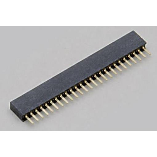 TRU COMPONENTS zásuvková lišta Počet řádků: 1 Počet kontaktů v řadě: 8 TC-2506441 1 ks