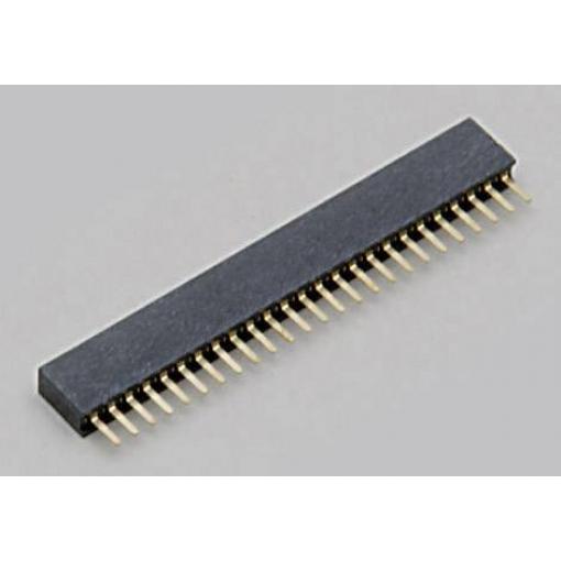 TRU COMPONENTS zásuvková lišta Počet řádků: 1 Počet kontaktů v řadě: 26 TC-2506446 1 ks