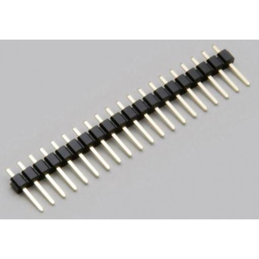 TRU COMPONENTS TC-2506250 pinová lišta (standardní) Počet řádků: 1 Počet kontaktů v řadě: 6 1 ks