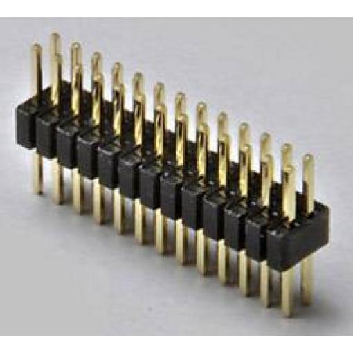 TRU COMPONENTS pinová lišta (standardní) Počet řádků: 2 Počet kontaktů v řadě: 4 TC-2506258 1 ks