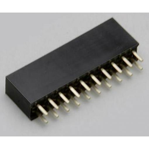 TRU COMPONENTS zásuvková lišta Počet řádků: 2 Počet kontaktů v řadě: 4 TC-2506279 1 ks