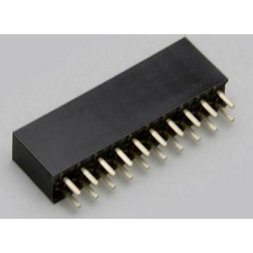 TRU COMPONENTS zásuvková lišta Počet řádků: 2 Počet kontaktů v řadě: 6 TC-2506297 1 ks