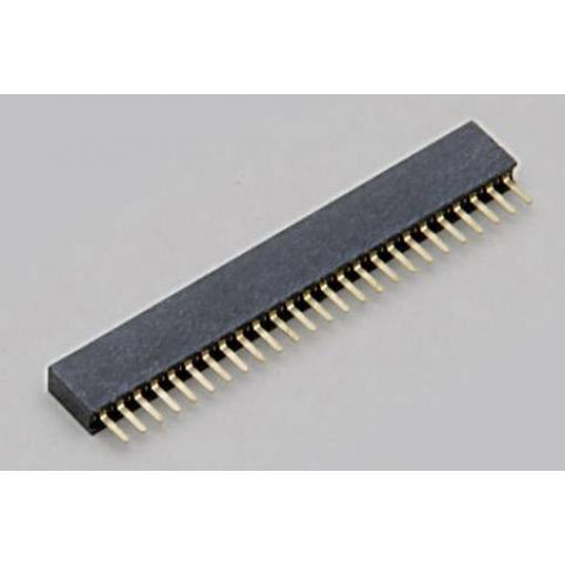 TRU COMPONENTS zásuvková lišta Počet řádků: 1 Počet kontaktů v řadě: 14 TC-2506444 1 ks
