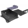 Joy-it rb-alucasep4+06 SBC skříň Vhodné pro (vývojové sady): Raspberry Pi® včetně upevňovacích jazýčků černá