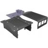 Joy-it rb-alucasep4+06 SBC skříň Vhodné pro (vývojové sady): Raspberry Pi® včetně upevňovacích jazýčků černá