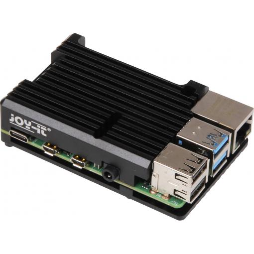 Joy-it ARMOR Case BLOCK SBC skříň Vhodné pro (vývojové sady): Raspberry Pi® včetně pasivního chladiče černá