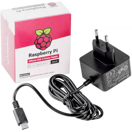 Raspberry Pi® zásuvkový napájecí adaptér, stálé napětí Vhodné pro (vývojové sady): Raspberry Pi® Výstupní proud (max.) 3000 mA 1 x USB-C® zástrčka