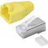 Quadrios Sada konektorů RJ-45-CAT 5e 1906C176 zástrčka, rovná Počet pólů 8P8C žlutá 25 ks