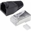 Quadrios Sada konektorů RJ-45-CAT 6 1906C165 zástrčka, rovná Počet pólů 8P8C černá 25 ks