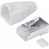 Quadrios Sada konektorů RJ-45-CAT 6 1906C171 zástrčka, rovná Počet pólů 8P8C bílá 25 ks