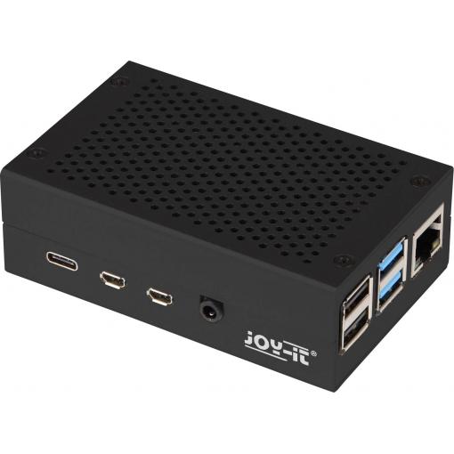 Joy-it rb-AlucaseP4+01B SBC skříň Raspberry Pi® hliník černá